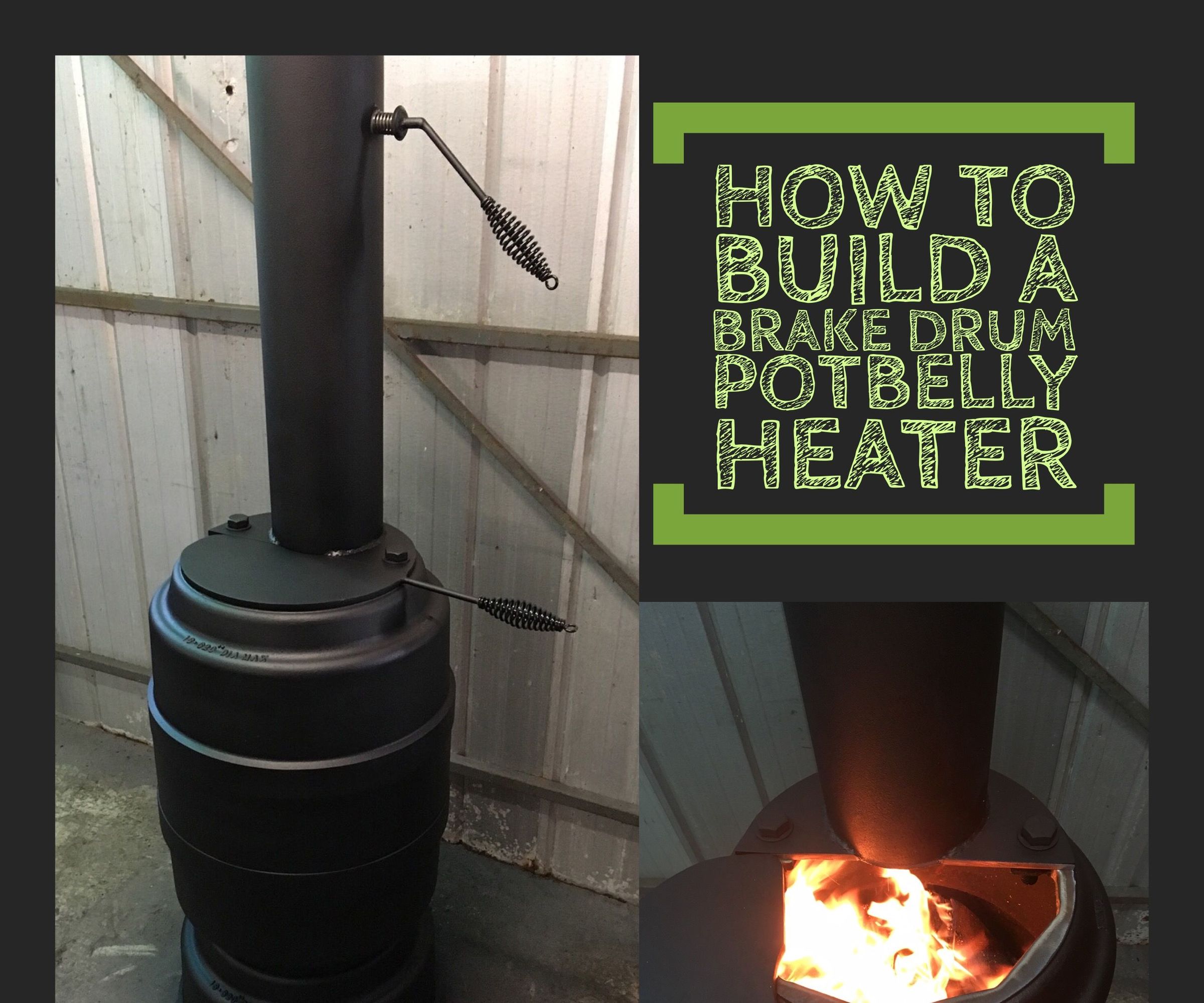 Brake Drum Potbelly Heater