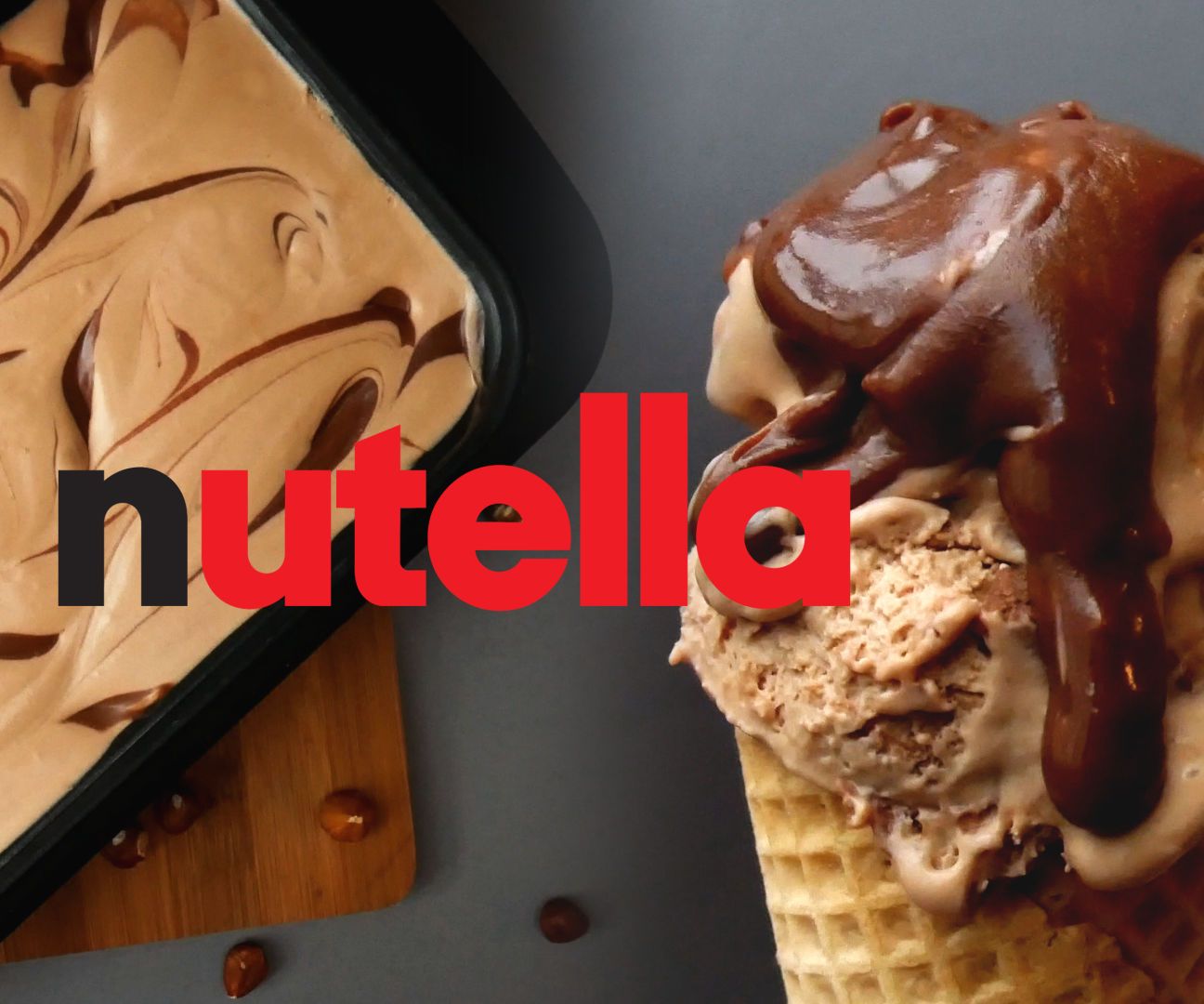 3 INGREDEINT NUTELLA ICE CREAM (NO CHURN)