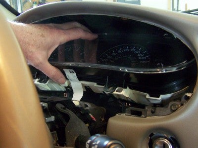 Removing the Instrument Cluster