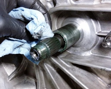 Lubricate the Splines