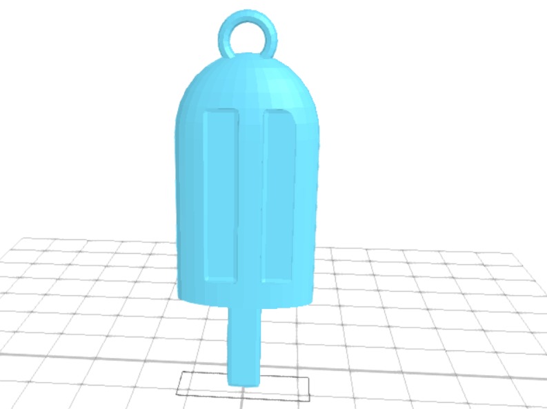 HOW TO CREATE a 3D POPSICLE KEYCHAIN USING 3D MODELLING SOFTWARE