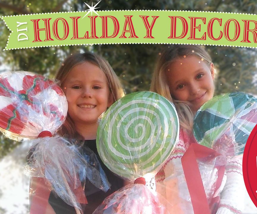 How to Make Paper Plate Lollipops