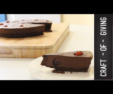 Raw Vegan Chocolate Cherry Tart | Craft of Giving 