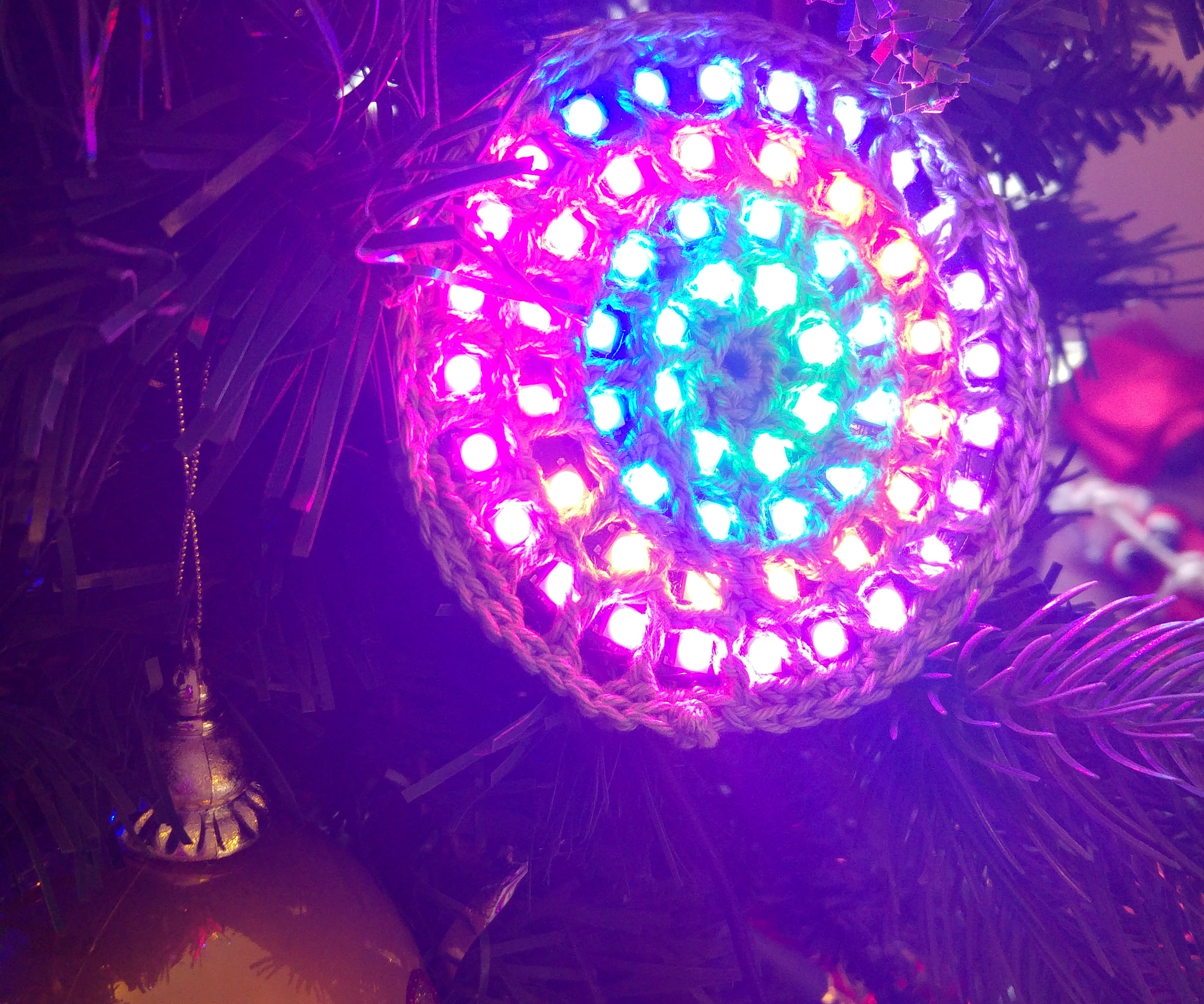 Circular RGB LED Ornament