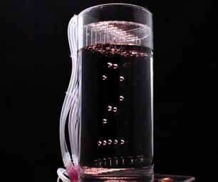 Glowing Air-Bubble Clock; Powered by ESP8266