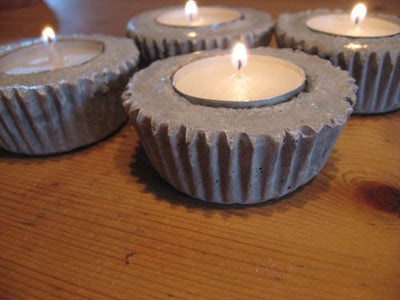 Cupcake Teaholder Made of Concrete