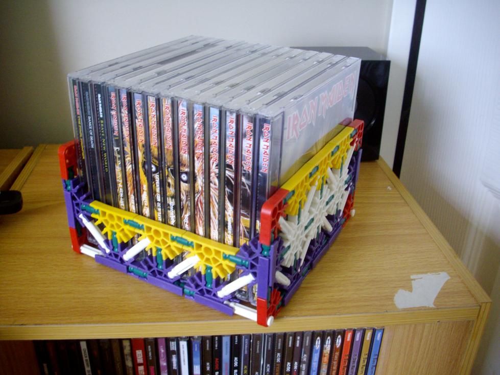 Cool K'Nex CD Rack/Holder! - Instructables