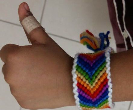 Rainbow Friendship Band : 11 Steps (with Pictures) - Instructables