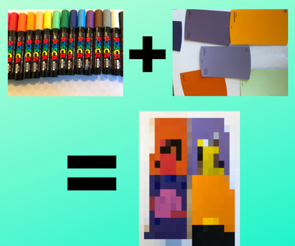 Make a Card Out of Dry Wall Samples!