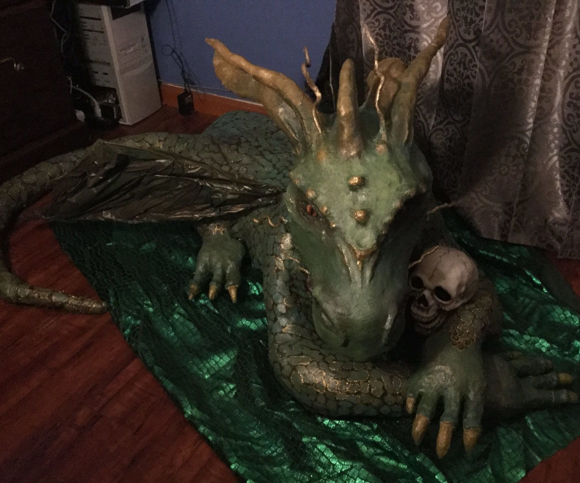 Dragon Paper Mache Sculpture 