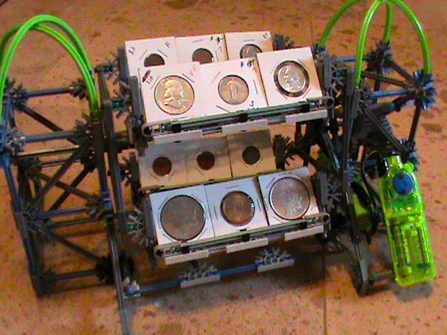 Knex Rotating Coin Display