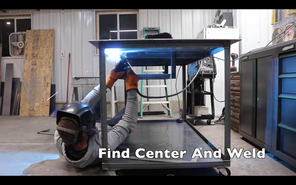 Welding Table for the Garage 8 Steps with Pictures Instructables