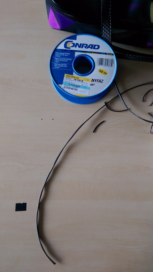 Preparing Wires for Finger Touch Senses