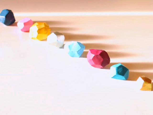 DIY Faceted Gems