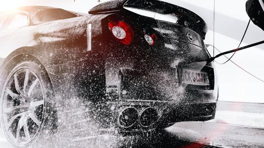 Rinse Car With Hose
