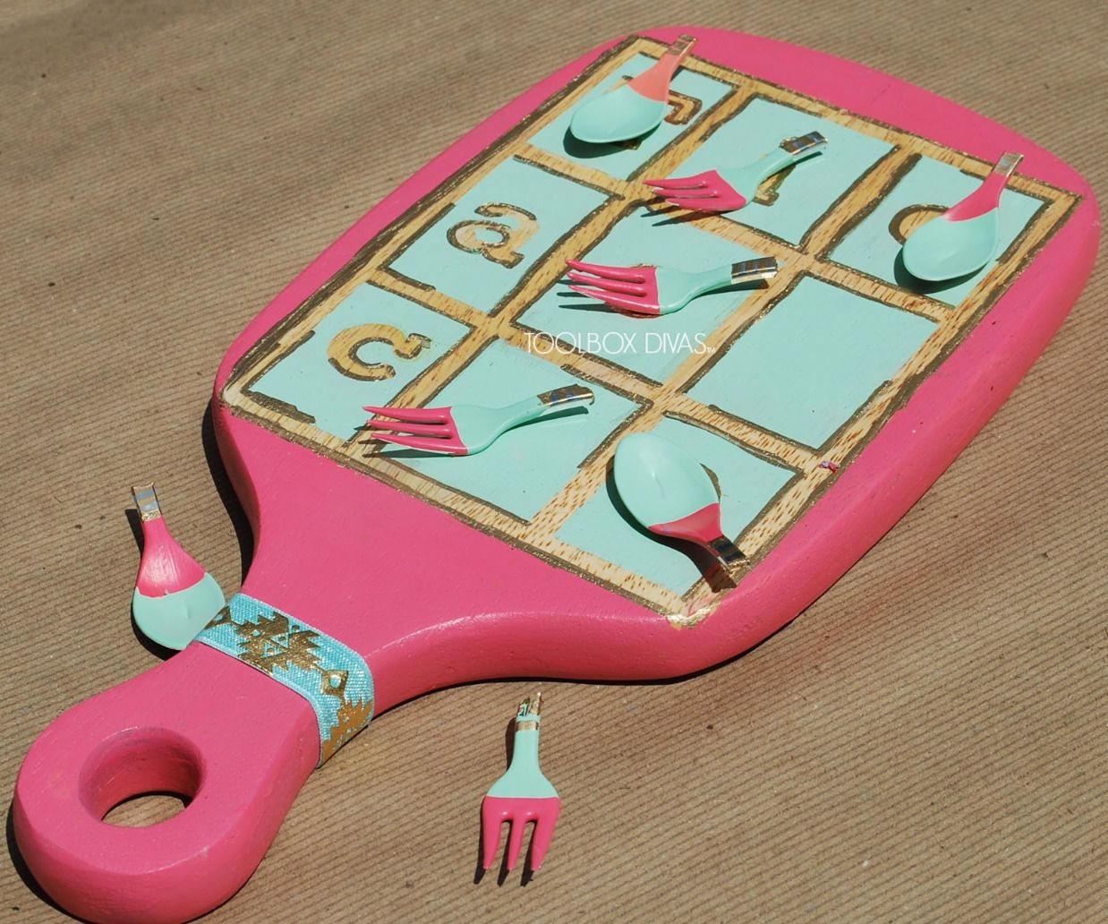 Upcycled Tic-Tac-Toe