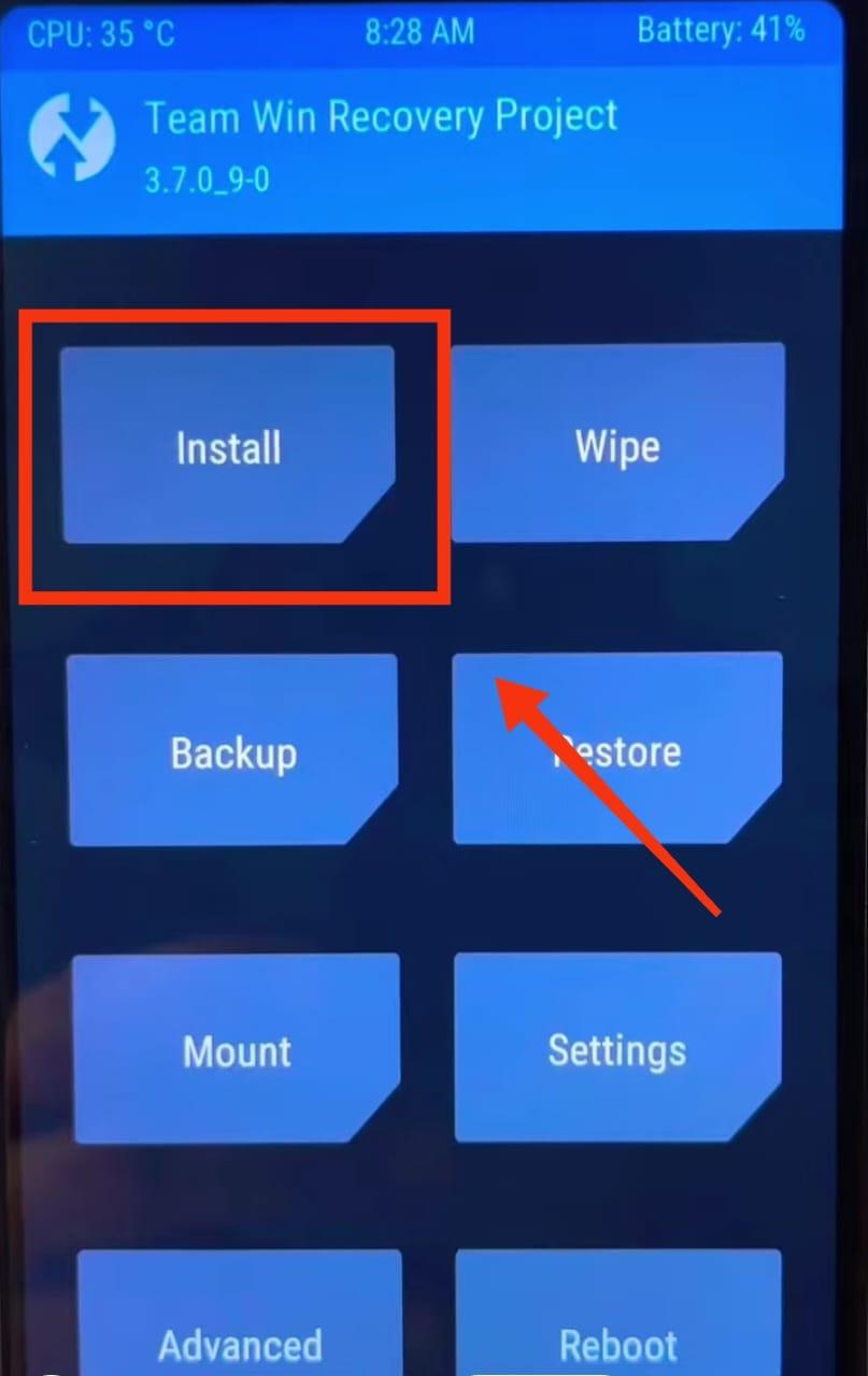 Flash the Custom ROM (LineageOS Example)