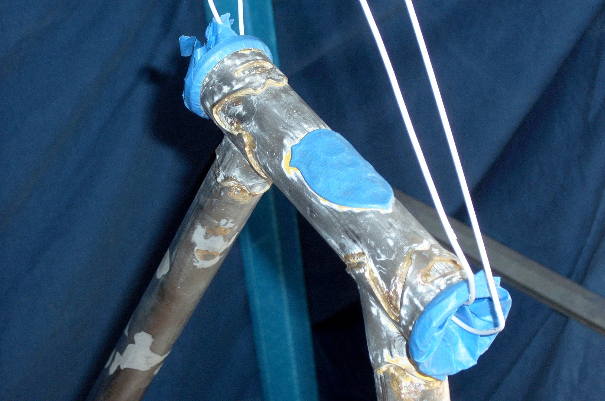 stripping bike paint