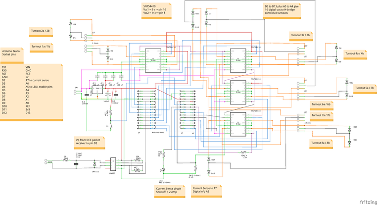 Arduino Turnout Control Arduino - Points/turnout/accessory Control V2 : 6 Steps - Instructables