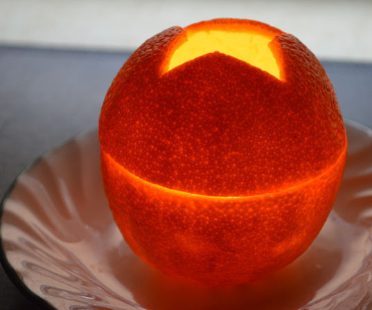 How to Make a Candle From an Orange