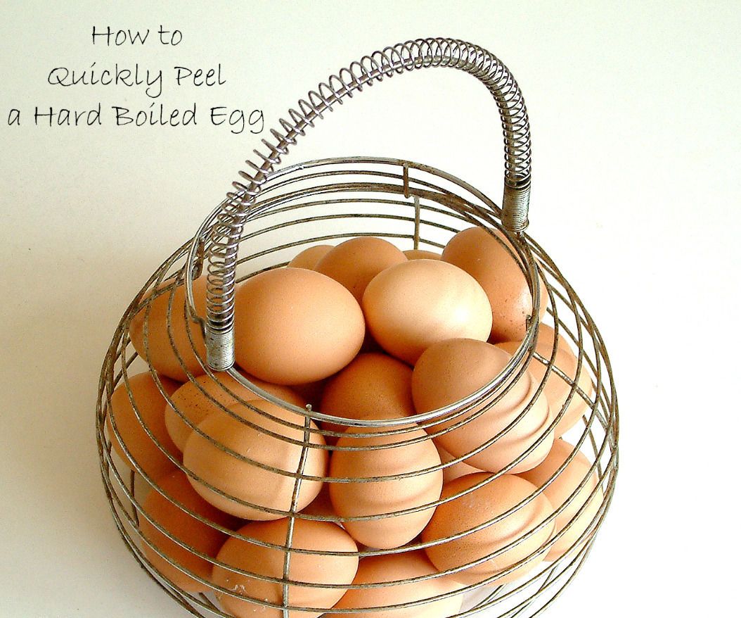 How to Quickly Peel a Perfect Hard Boiled Egg