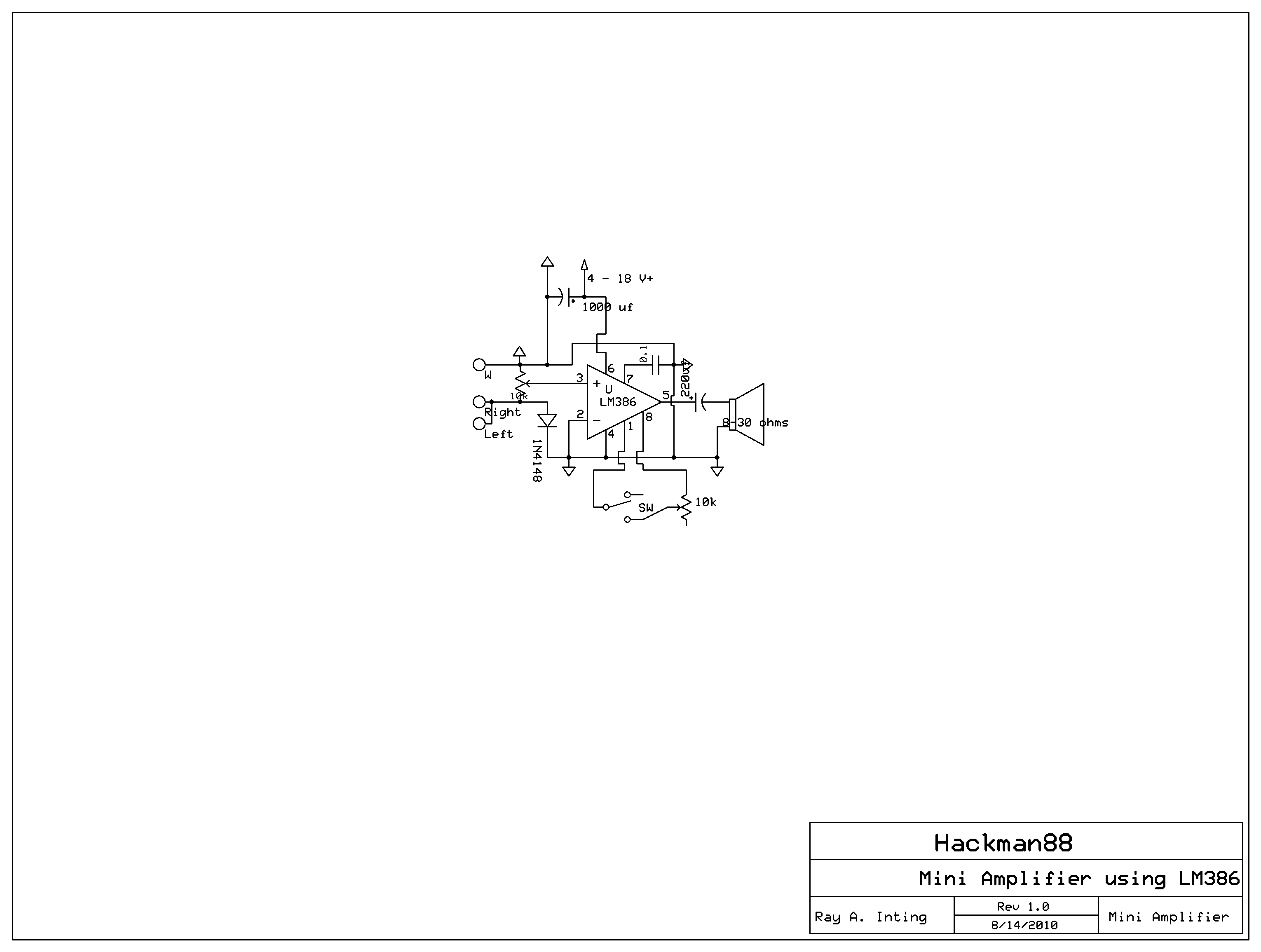 Mini Amplifier Using LM386 - Instructables
