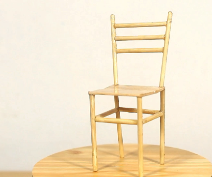 How to Make a Miniature Wooden Chair for Dollhouse