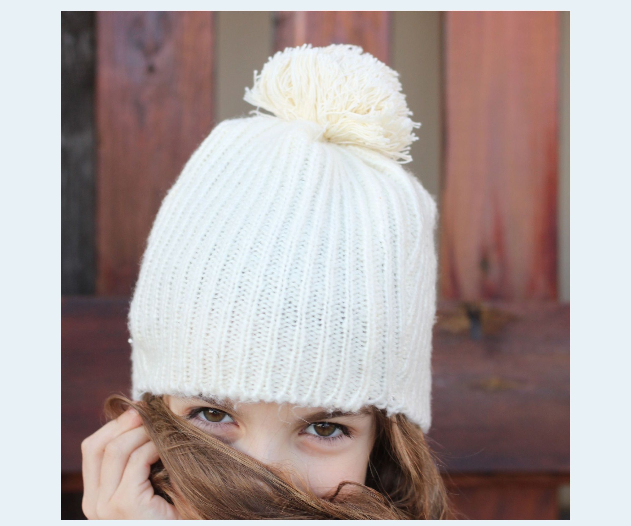 Winter Beanie From a Sweater