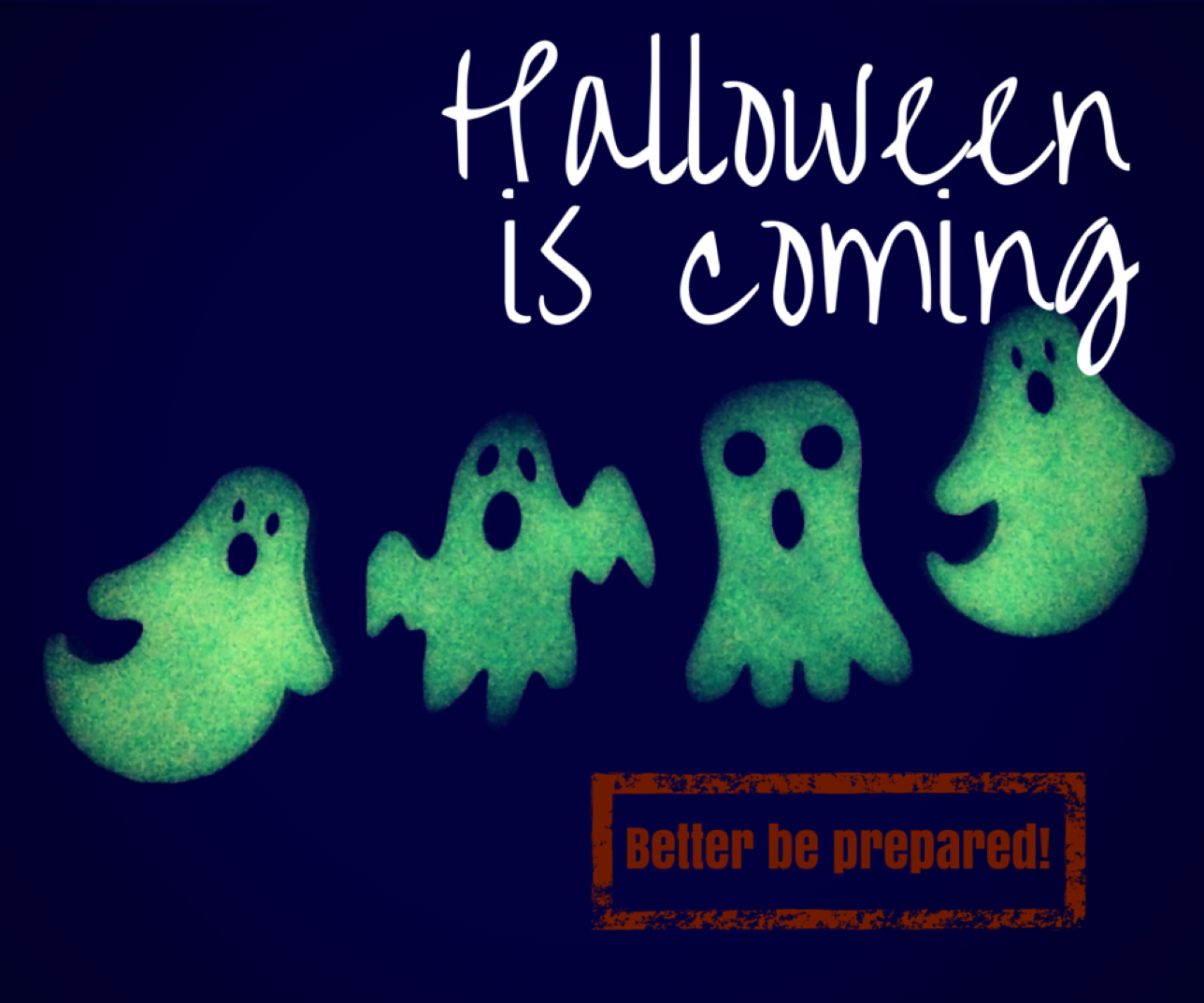 Glow-in-the-dark Ghost Fridge Magnets