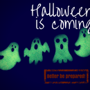 Glow-in-the-dark ghost fridge magnets