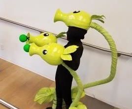 Plants Vs Zombies Triple Pea Shooter