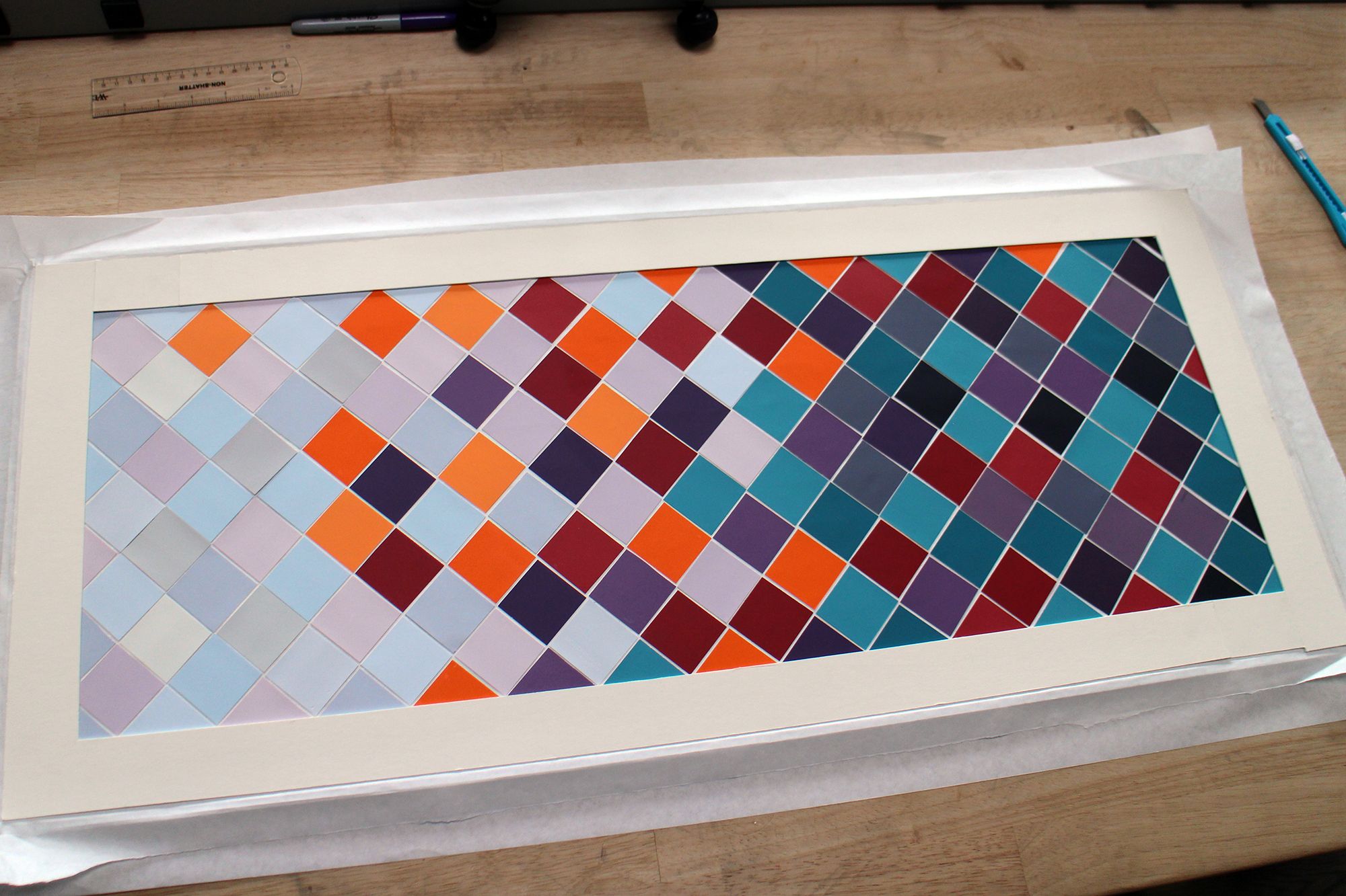 Paint Swatch Art Project Artist Tools | Mrs. Chucklebeary's Garden