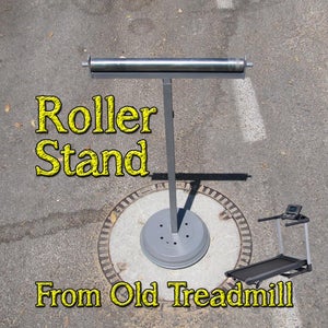 How to Make Roller Stand From Old Treadmill