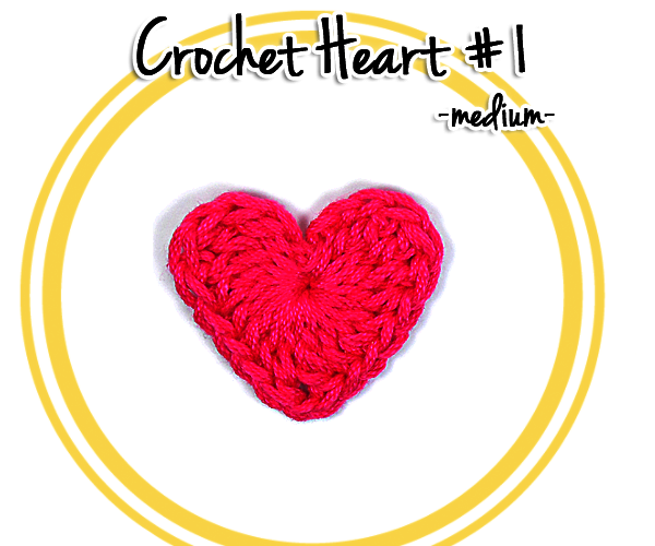Crochet Heart #1 (medium)
