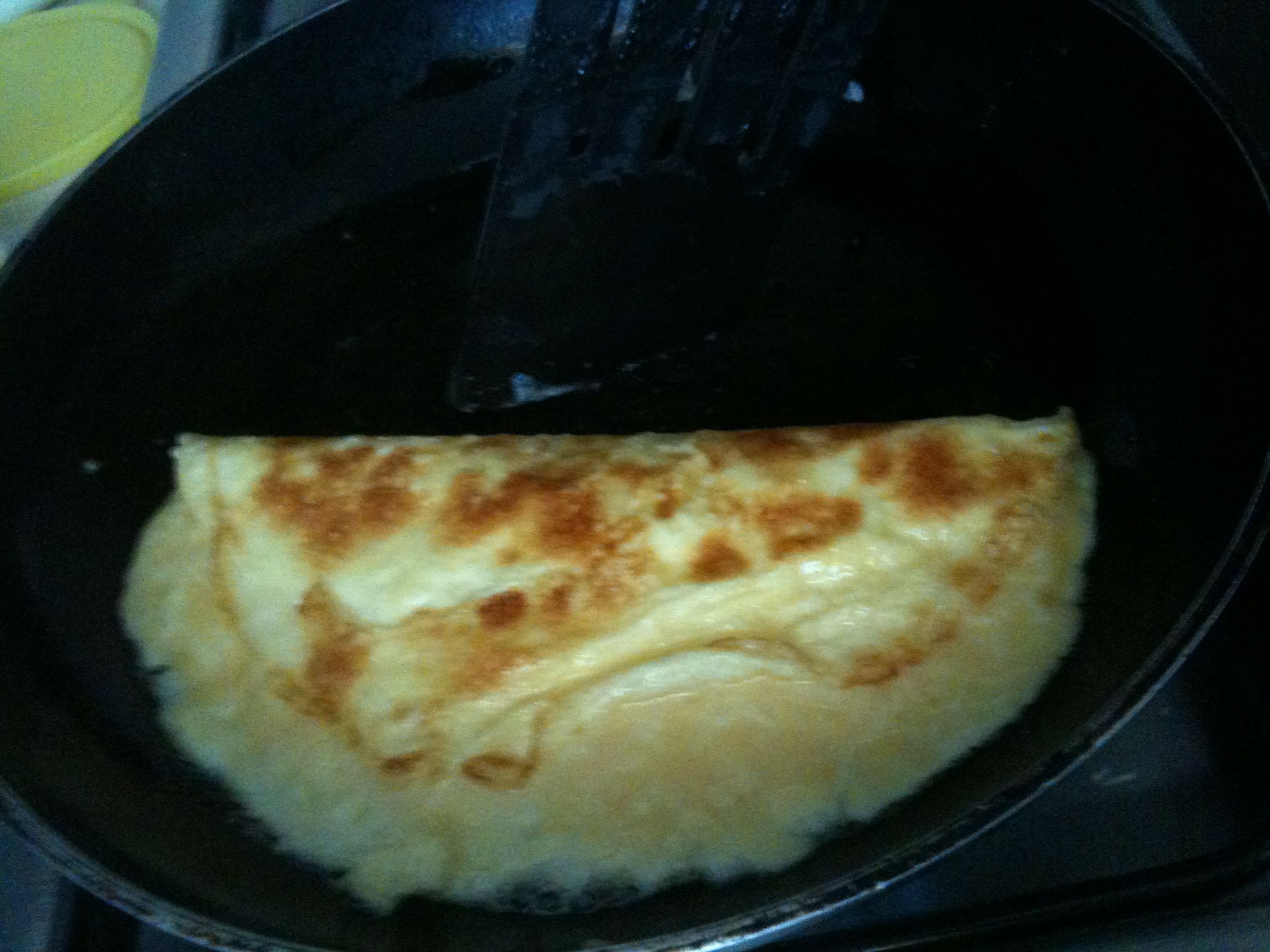 Omelette with what you find in the kitchen