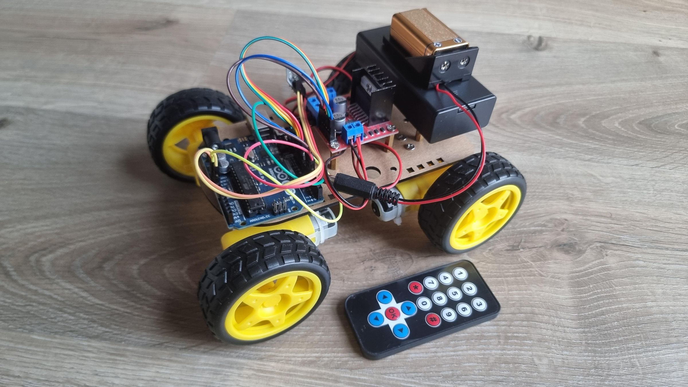 Simple Arduino 4WD Robot Car With L298N and IR Remote - V1.0 : 6 Steps ...