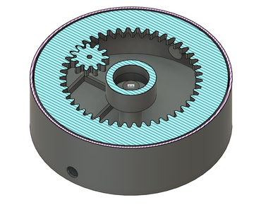 3D Printed Rotating Display Table