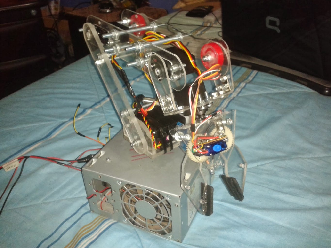 ROBOTIC ARM Arduino Controlled : 8 Steps Circuit Diagram