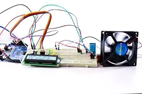 How to Make Temperature Controlled Fan Using Arduino and DHT11