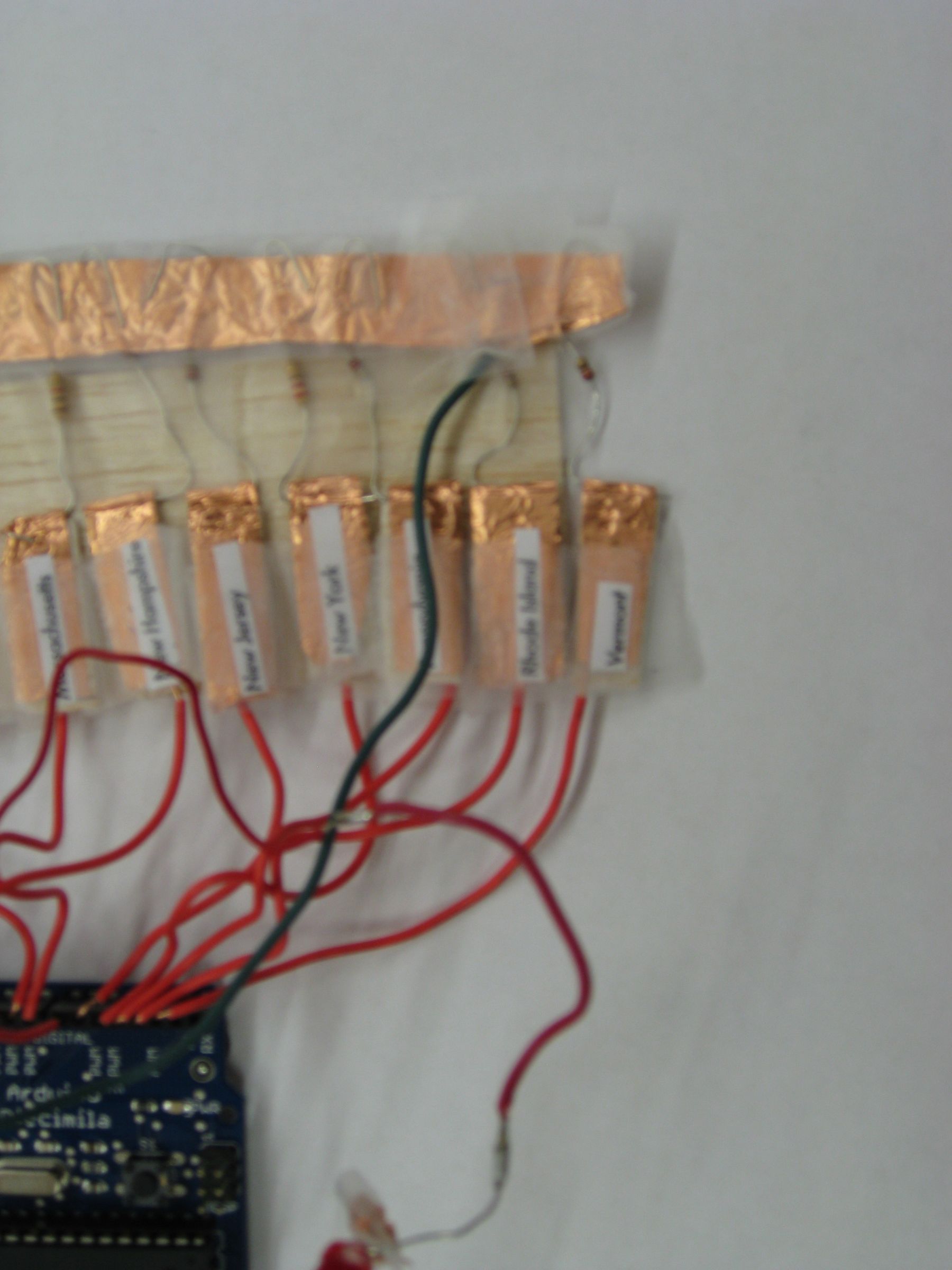 Using Copper Tape To Create A Digital Selection Pad