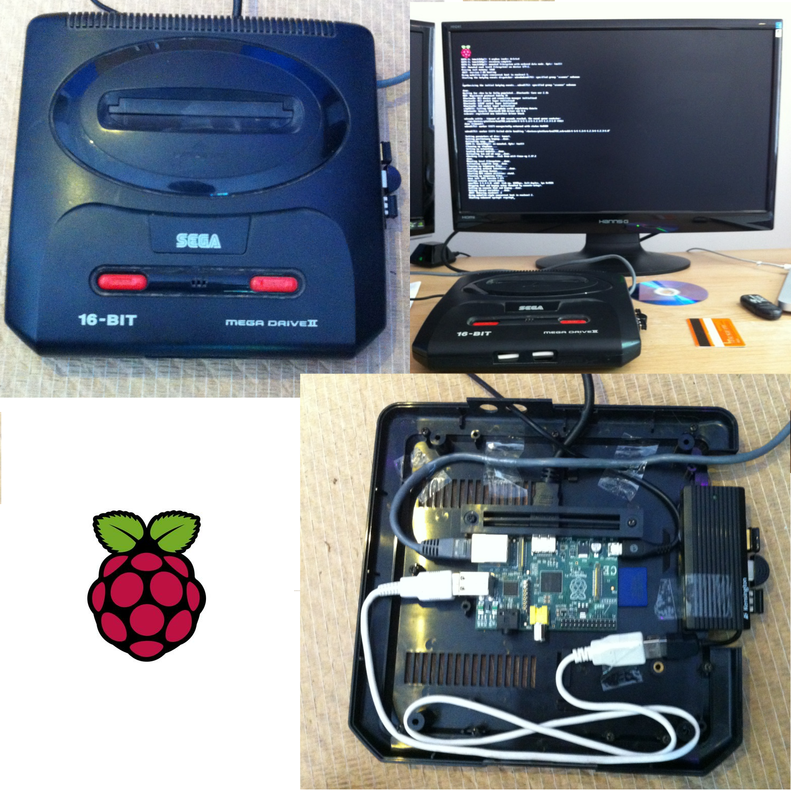 Raspberry Pi Sega Mega Drive/Genesis II Case
