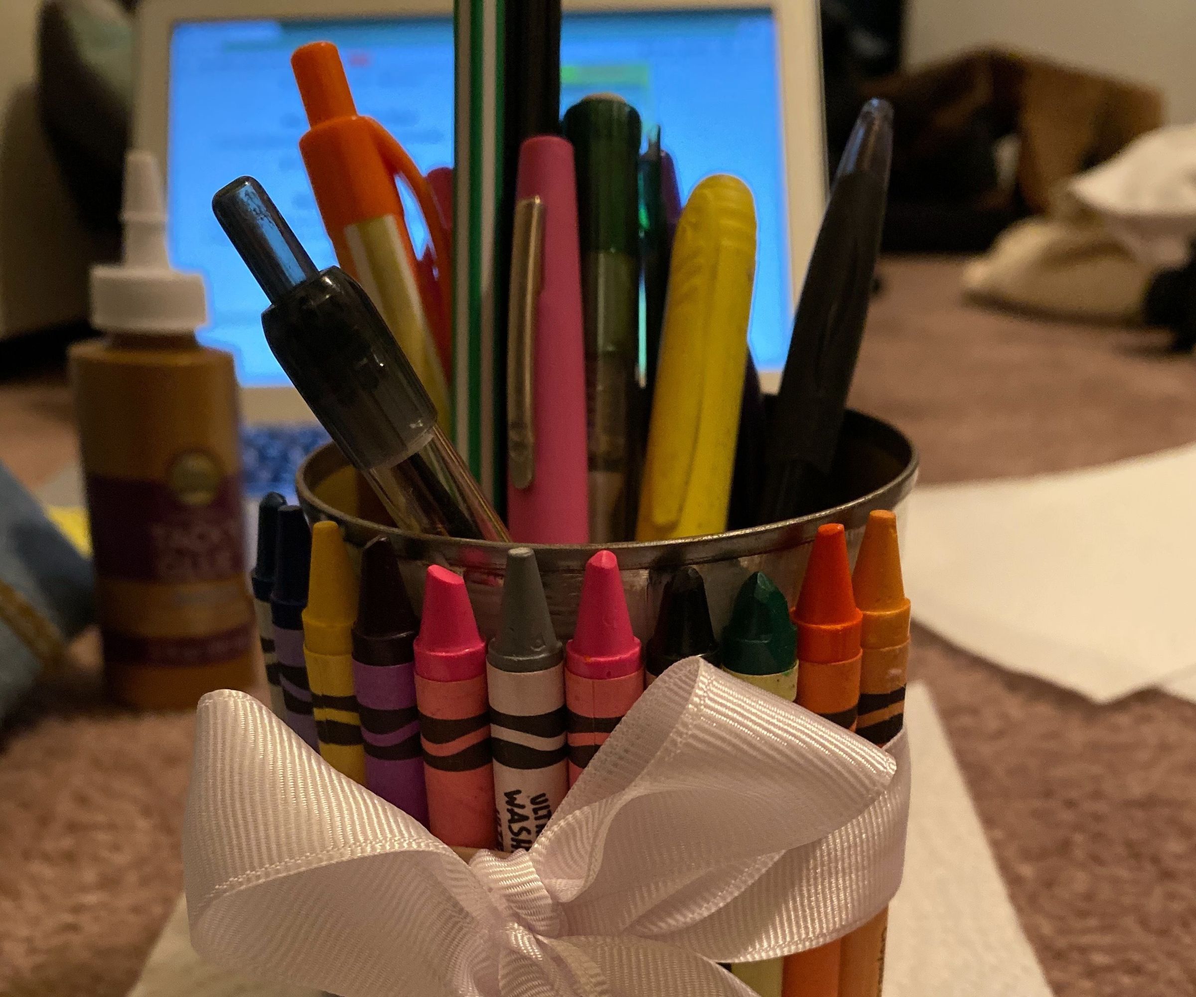 How to Make a Crayon Pencil Holder