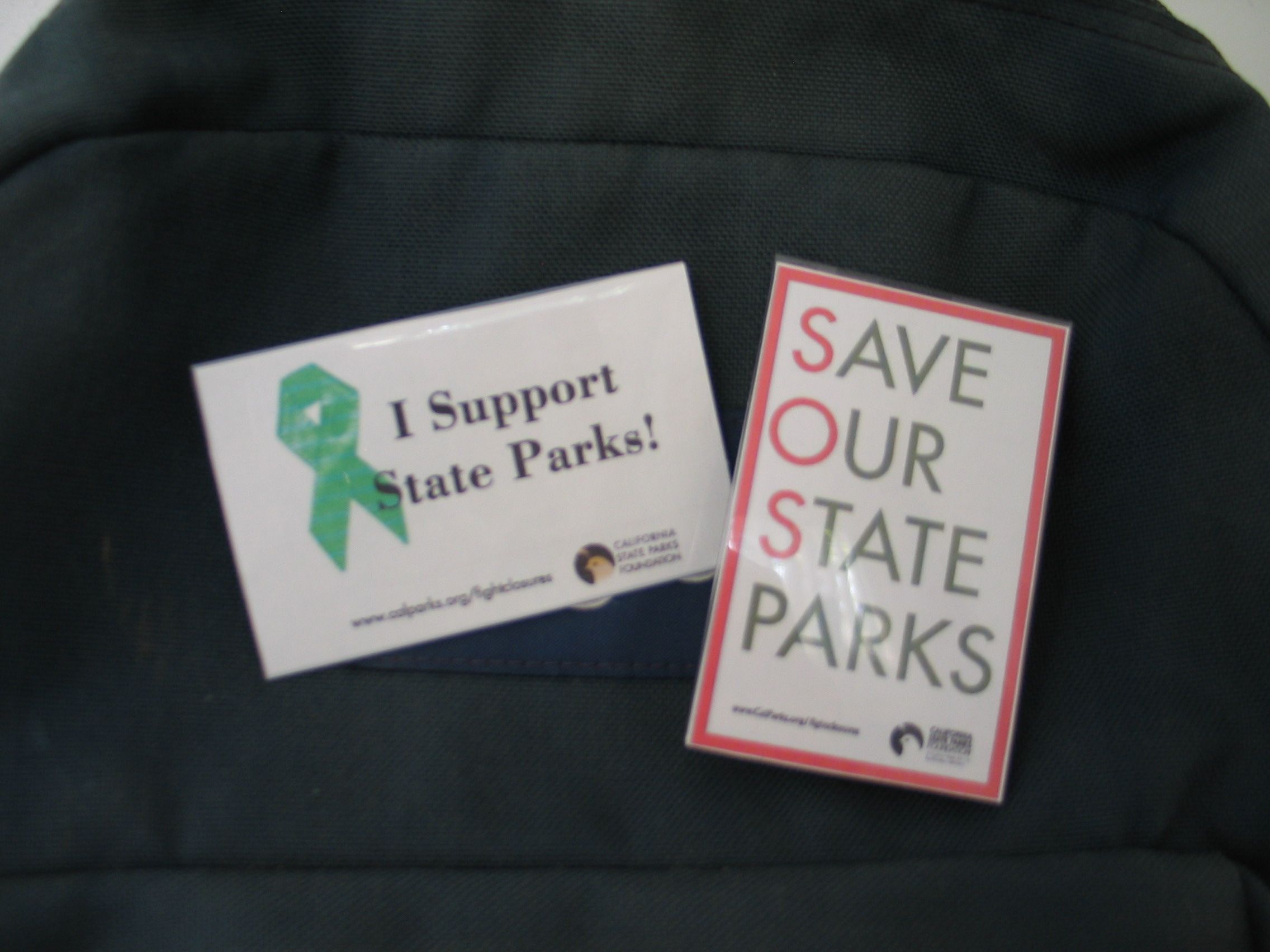 How to Make Your Own "Save Our State Parks" Buttons