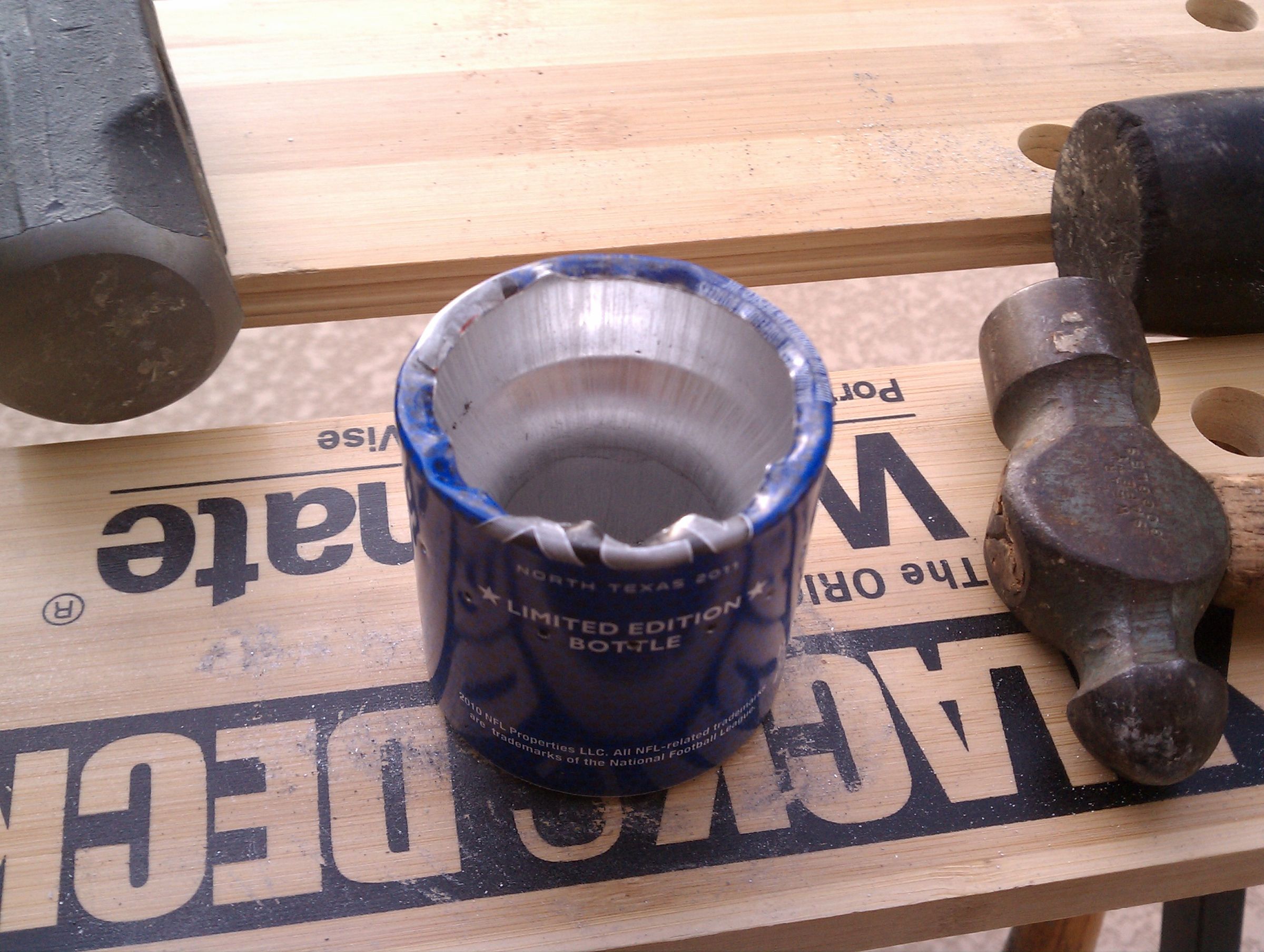 Aluminum Bottle Alcohol Stove 5 Steps Instructables