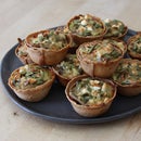 Gluten Free Mushroom and Zucchini Muffins