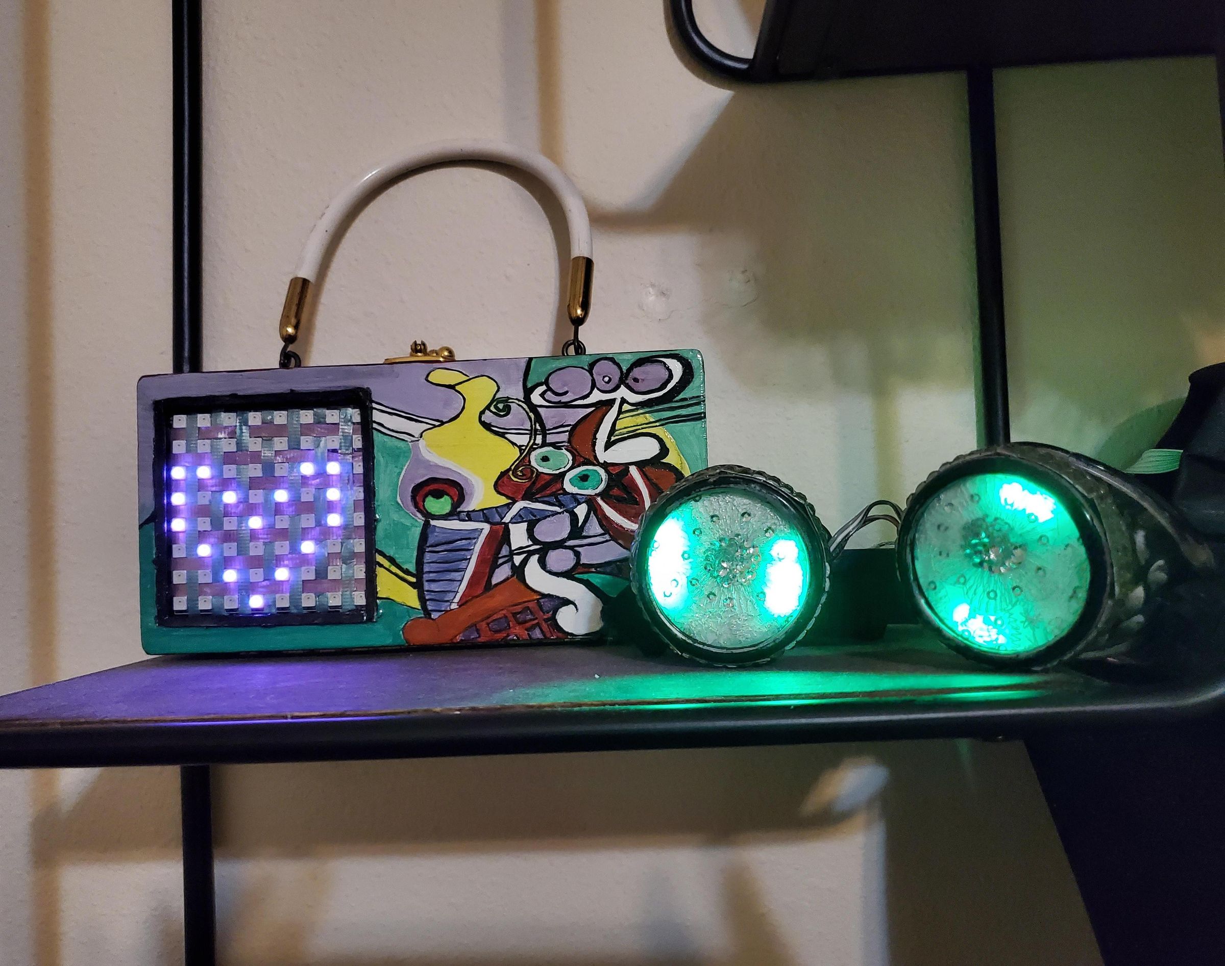 LED Matrix Box Purse