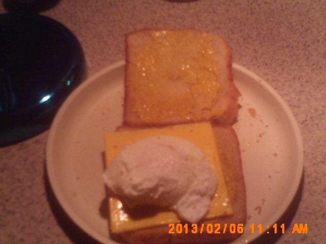 Poached Egg Sandwich.