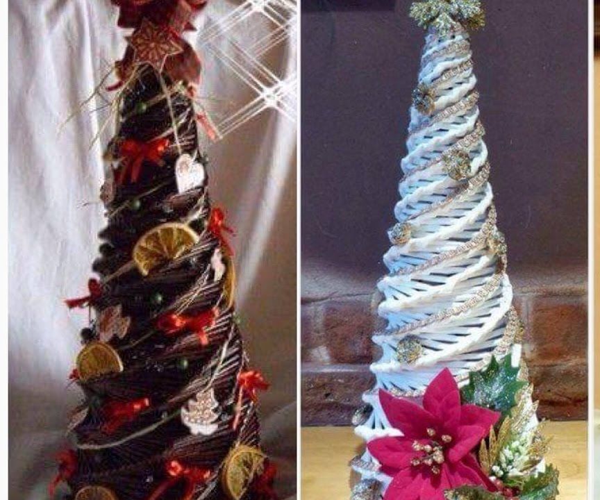 Christmas Tree Made Out of Newspaper!