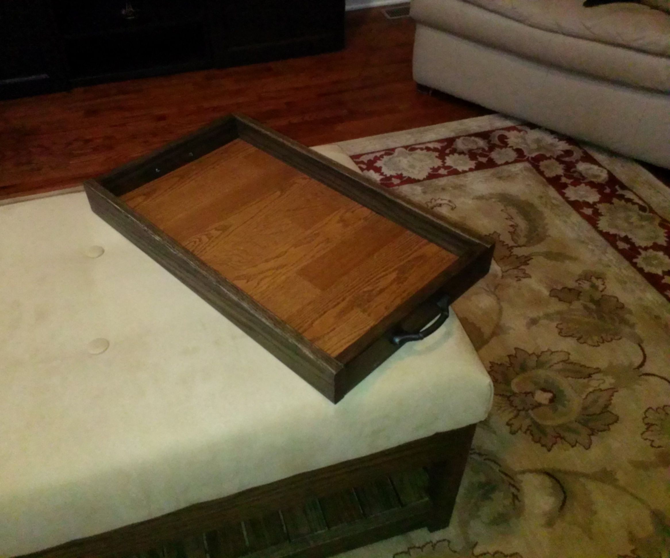 Wooden Tray from Wood Scraps