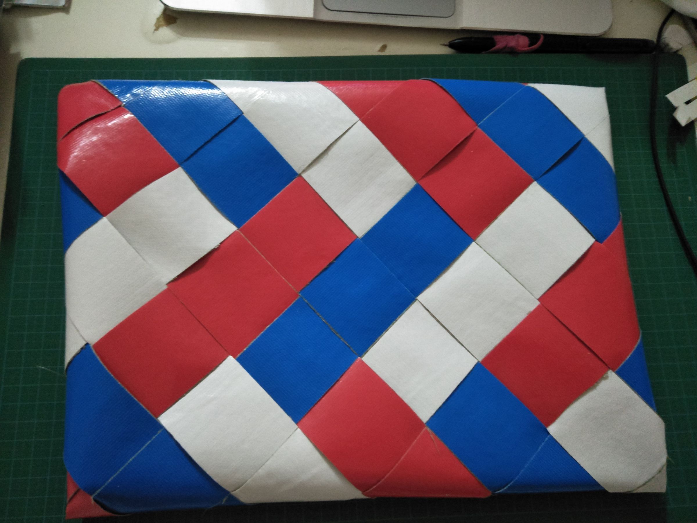 Woven Duct Tape Laptop Sleeve 12 Steps Instructables